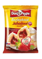 Knedlky jahodov bezlepkov 600g Don Peppe