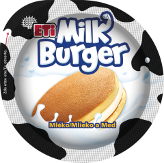 Milk burger med 35g
