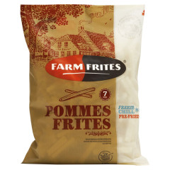 Hranolky 2,5kg vlnky Fast Fry Farm Frites(Mrazen�)