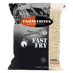 Hranolky 2,5kg 90sec. vhodn� do r�ry 7x7mm Farm Frites(Mrazen�)